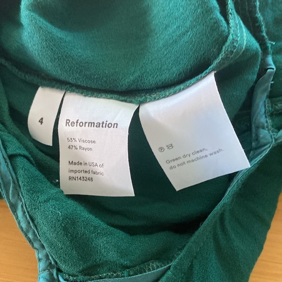 REFORMATION Mayer Open Back Cut Out Jumpsuit Wide Leg Casual Minimal Par… - Picture 9 of 10